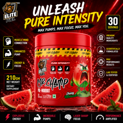 Elite Fuel Mr.Champ Pre-Workout Powder Juicy Melonz
